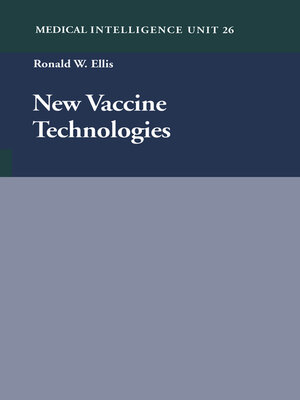 cover image of New Vaccine Technologies